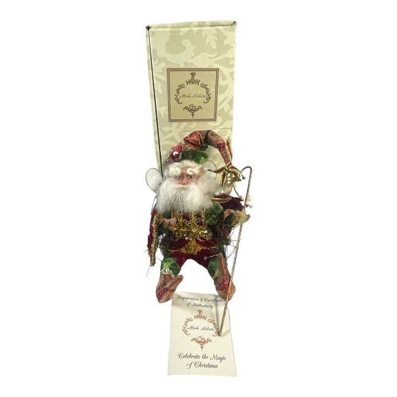 Mark Roberts Holiday 12 Days of Christmas Sign Fairy Santa Elf With Original Box - Picture 1 of 16